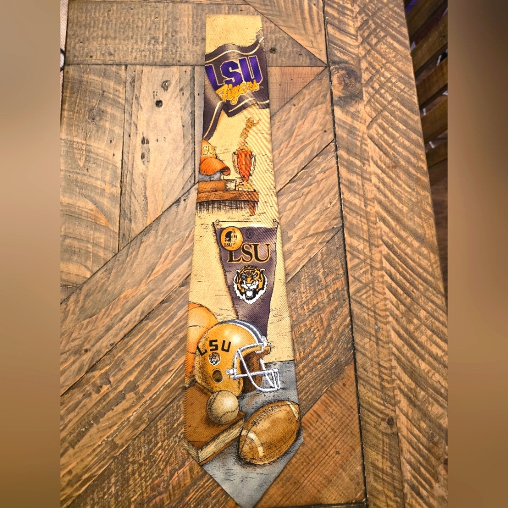 LSU Tigers Sports Tie by Eagle Wings